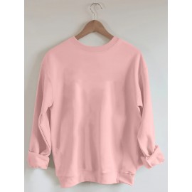 Women'S Casual Crew Neck Sweatshirt with Dark Humor 