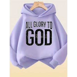 Women's Hoodie - Rich Red Religious Apparel Sweatshirt, Machine Washable Polyester Pullover for Church, Casual Attire & Cold Weather - Fall/Winter Clothing