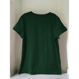 Women's Casual Short-Sleeve T-Shirt with 